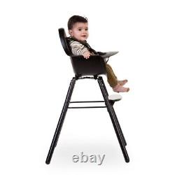 Enfant Evolu 2 High Chair 2 En 1 Black Comprend Le Coussin D'ange En Gris