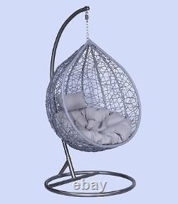 Énorme Vente De Haute Qualité Rattan Suspension Egg Chaise Avec Couverture Gratuite