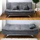 Lit Rembourré Canapé Lit Sleeper Recliner Chaise Lits 3 Seater Couch Settee Sofabed