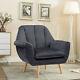 Pétoncle Oyster Back Velvet Cushioned Seats Tub Armchair Cuddle Chair Lounge Sofa