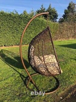 Rattan Swing Patio Garden Tissage Hanging Egg Chair Frame Cushion In Or Outdoor