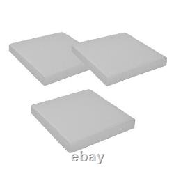 Remplacement de Coussins Gris pour Canapé de Jardin en Rotin de Californie, Ensemble de 4