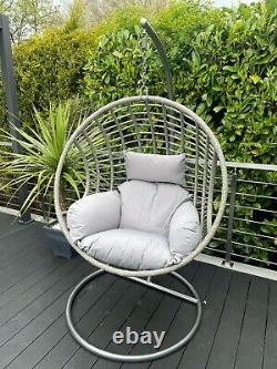 Suspension Egg Chair Garden Swing Coussins Amovibles De Haute Qualité Brand Nouveau