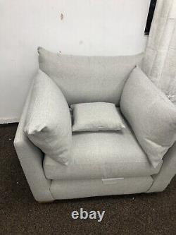 Tallulah One Seater Chair Inc Scatter Cushions Weave Grey All Over Rrp 799,99 €