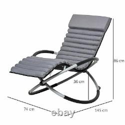 Zero Gravity Chair Orbital Rocking Chair Design Anti-drop Pour L'intérieur Et L'extérieur